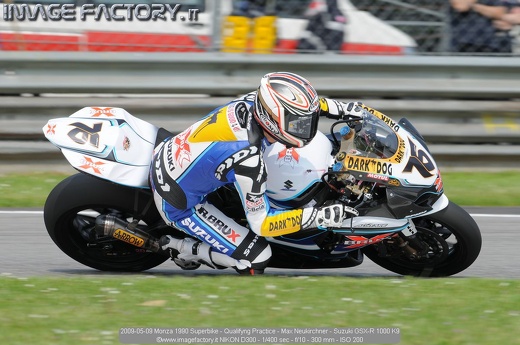 2009-05-09 Monza 1990 Superbike - Qualifyng Practice - Max Neukirchner - Suzuki GSX-R 1000 K9